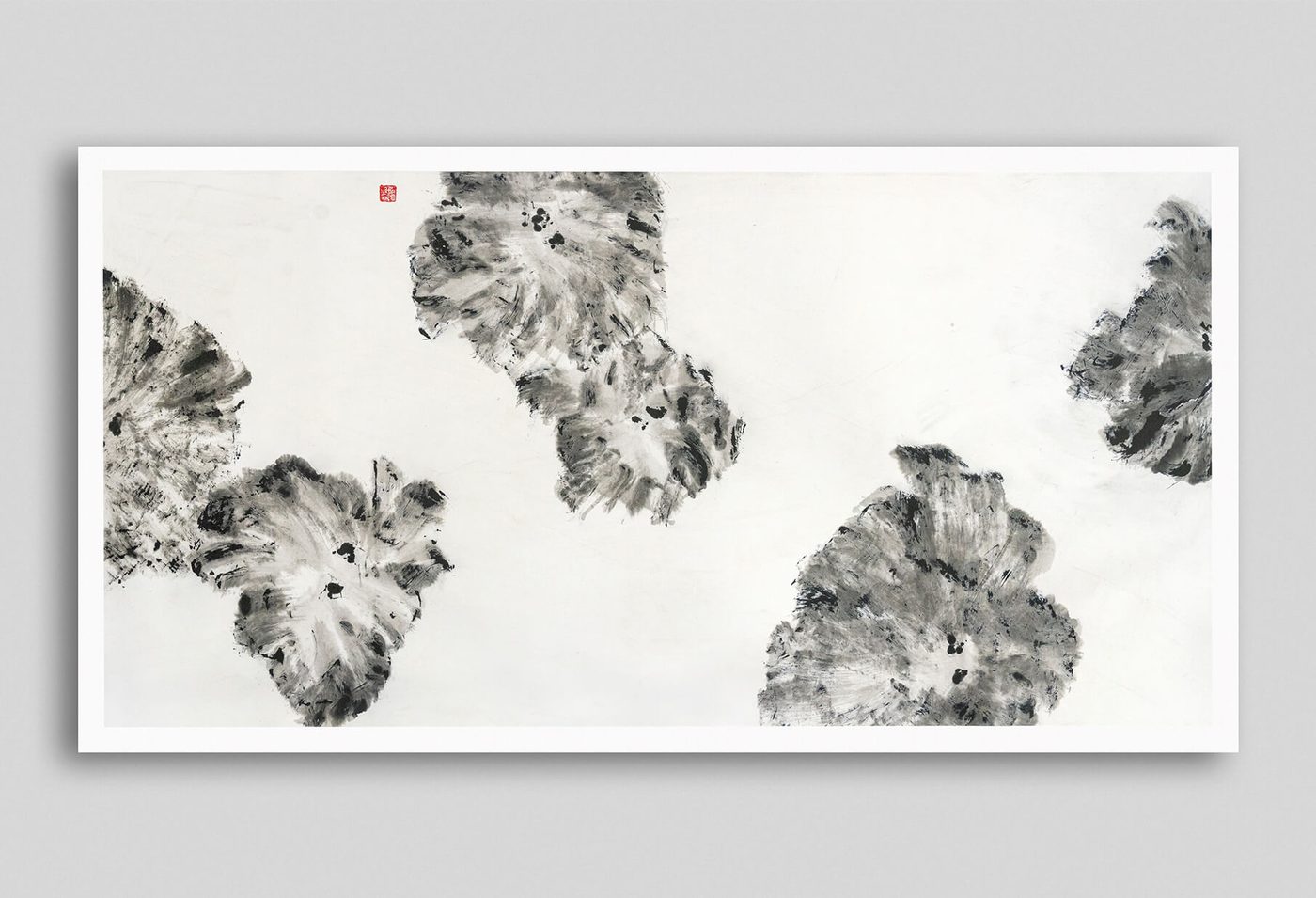 Chinese ink painting — after restoration
