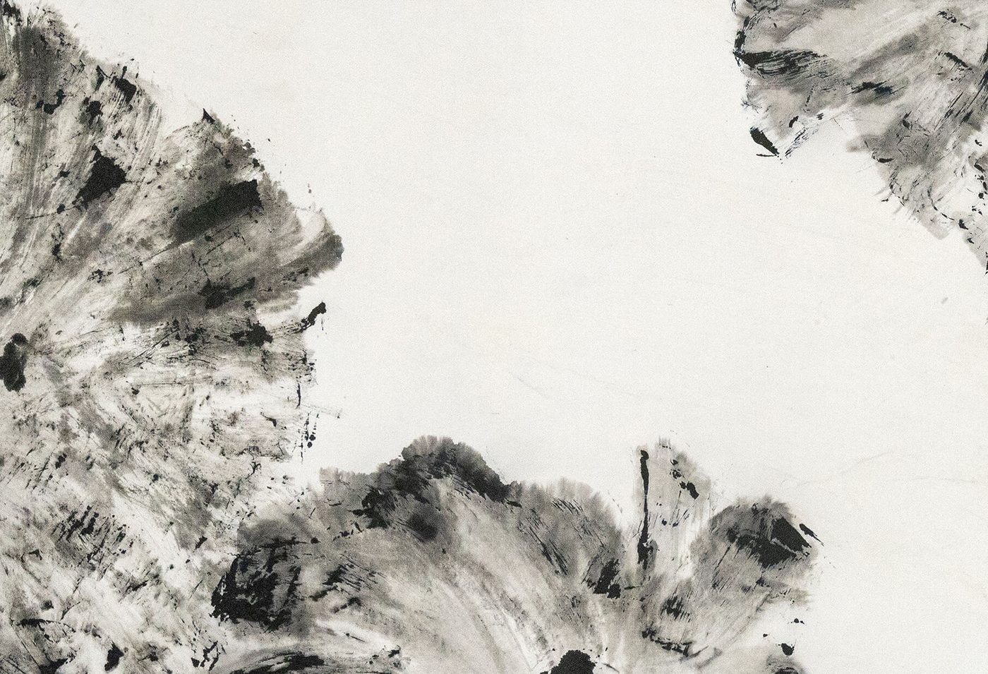 After restoration — detail showing clean paper