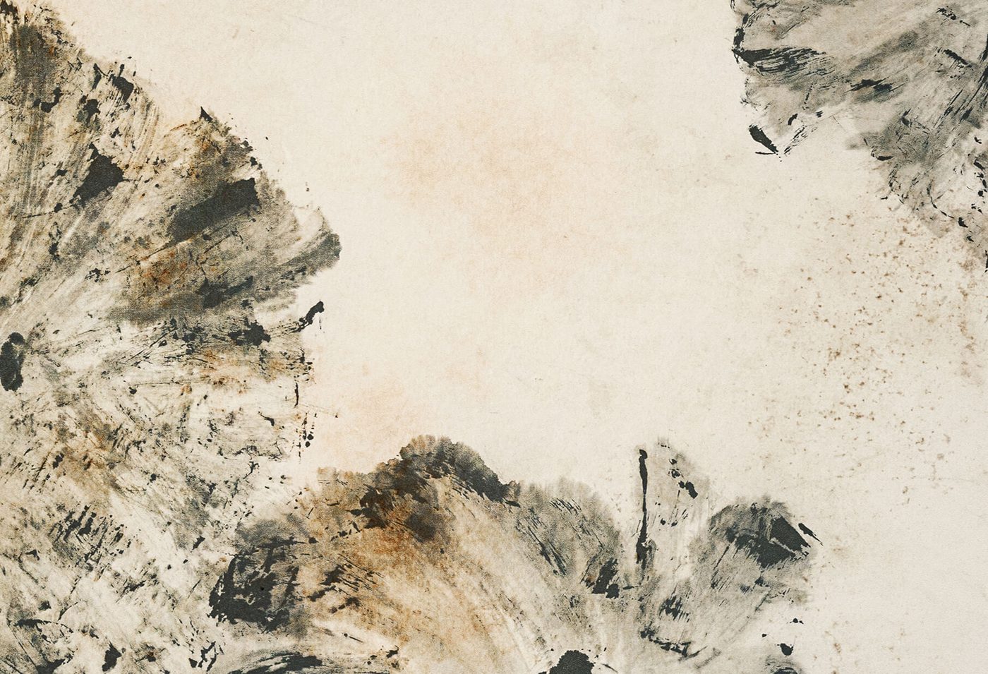 Before restoration — detail showing foxing spots