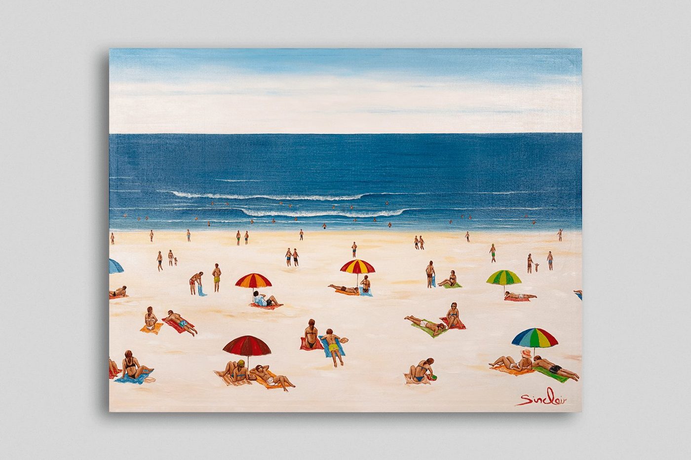 Oil painting — after cleaning and revarnishing