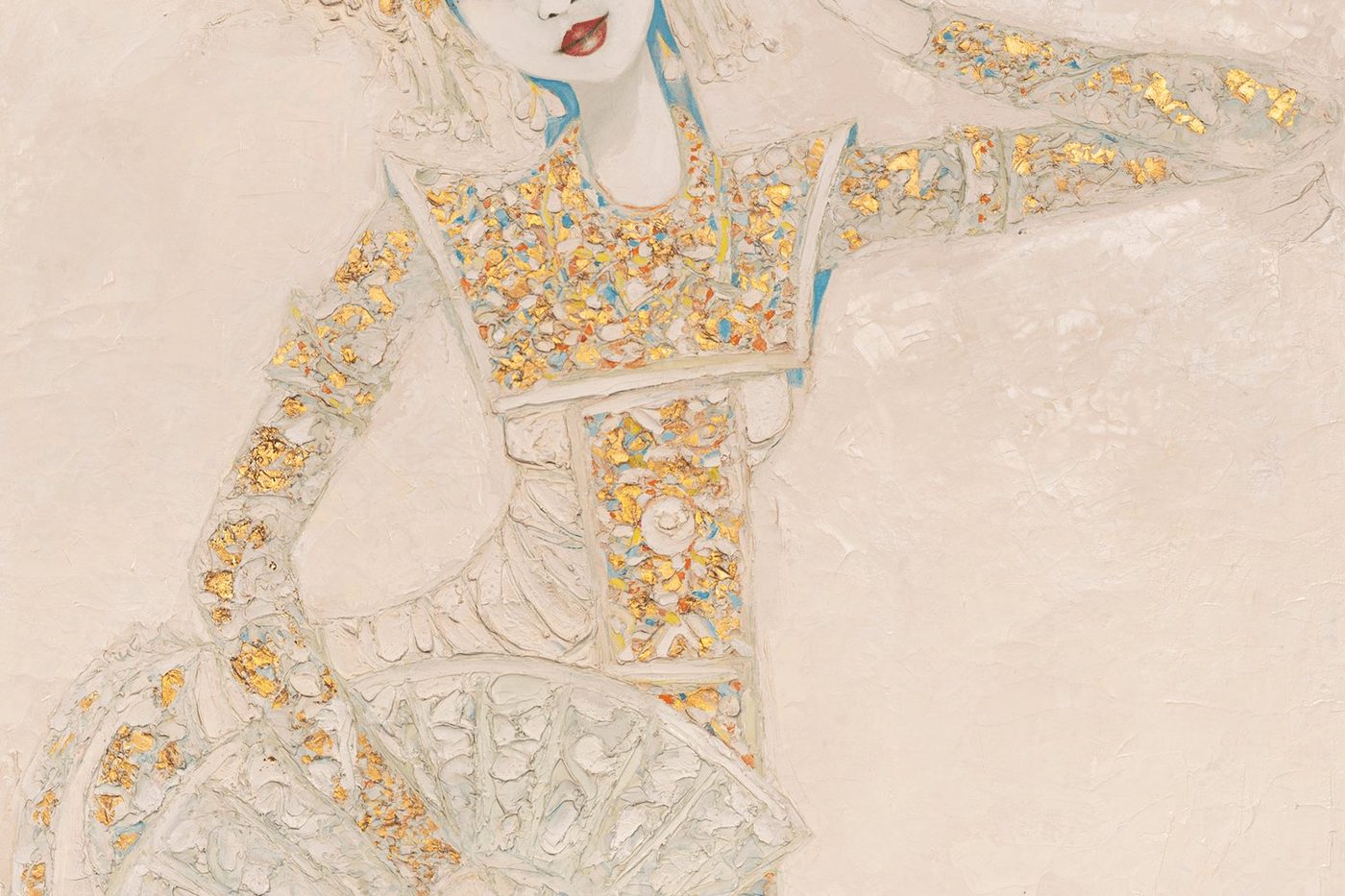 After restoration — paint surface