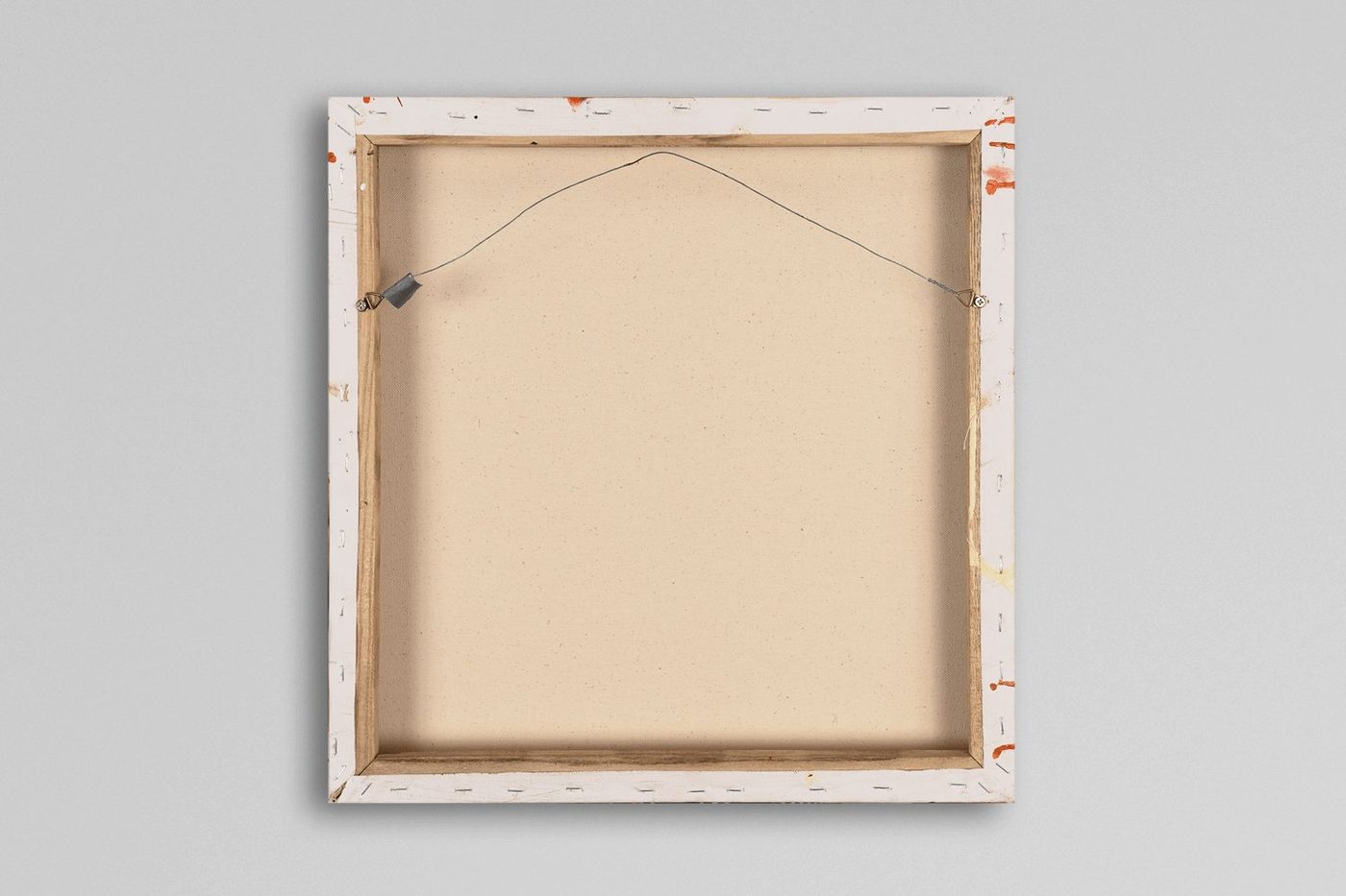 After restoration — reverse of canvas