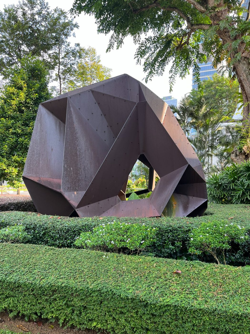 Before restoration — overall view showing heavy blackening