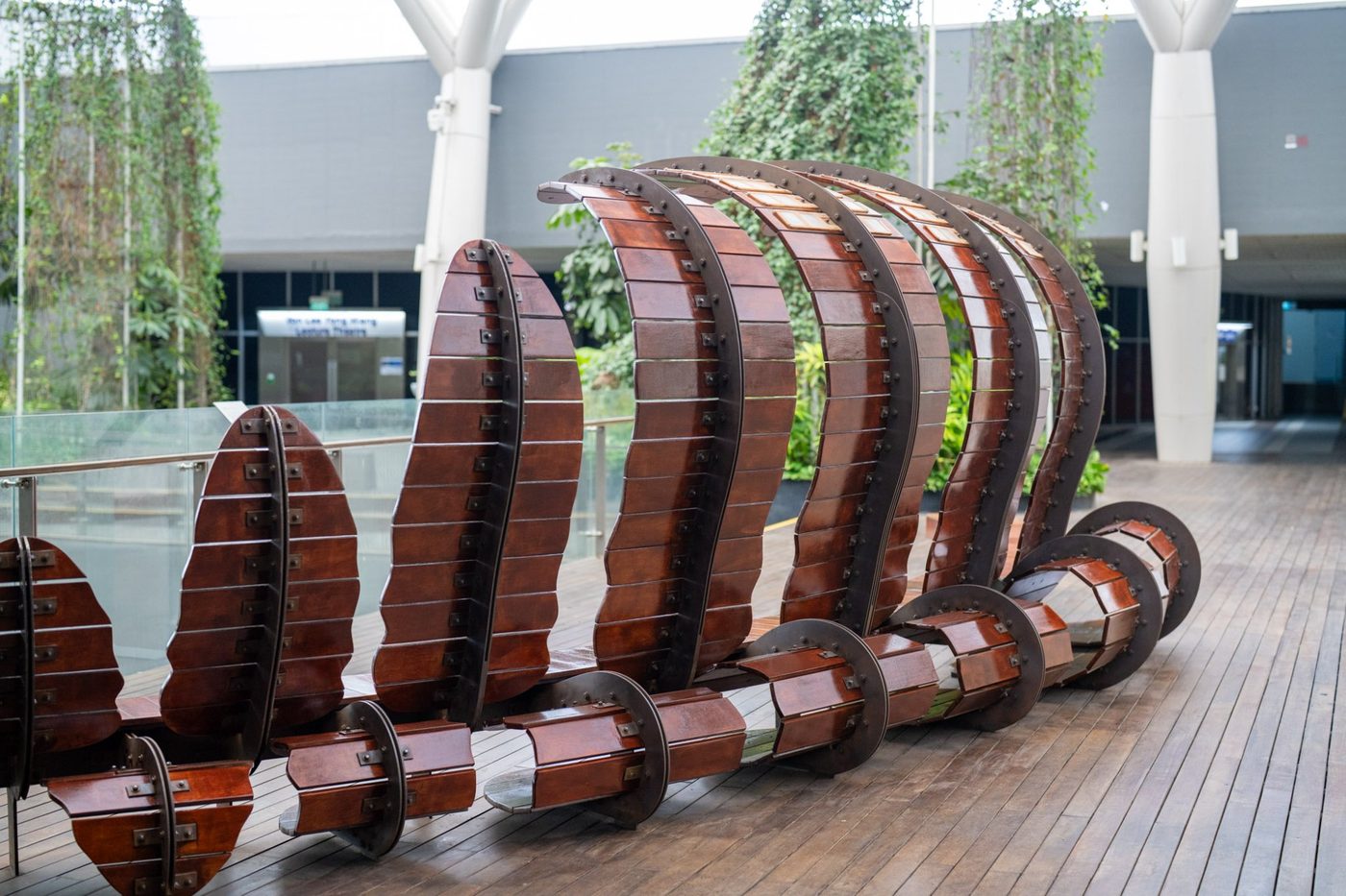 After restoration — rear view showing refinished surfaces