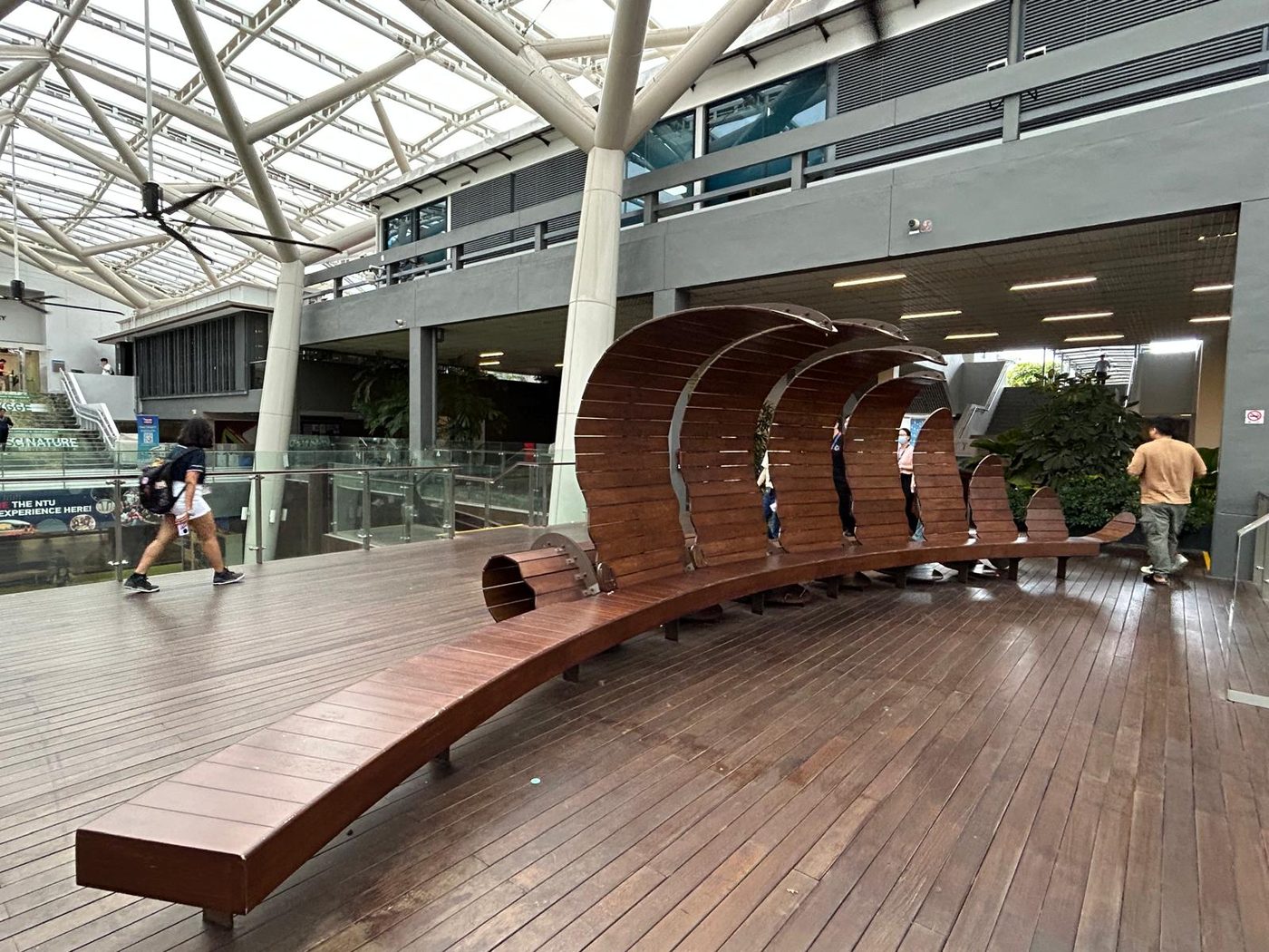 Before — full view of installation condition